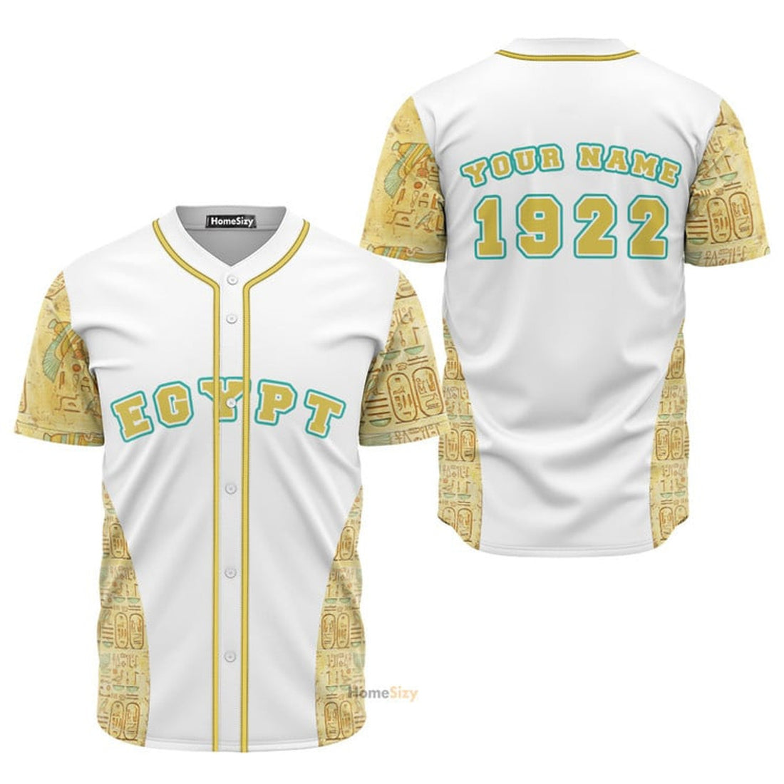 Custom Name Egypt Pattern - Personalized Baseball Jersey