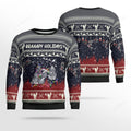 FUNSTUFFPRINT Braaapy holidays Motocross Ugly Christmas sweater for men, Motocross sweatshirt, Gift for biker Motocross lover Ugly Sweater
