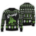 FUNSTUFFPRINT Braaap ATV Ugly Christmas Sweater for men and women Ugly Sweater