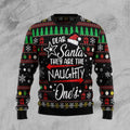 FUNSTUFFPRINT Merry Christmas Dear Santa They Are Naughty One's Ugly Christmas Sweater Ugly Sweater