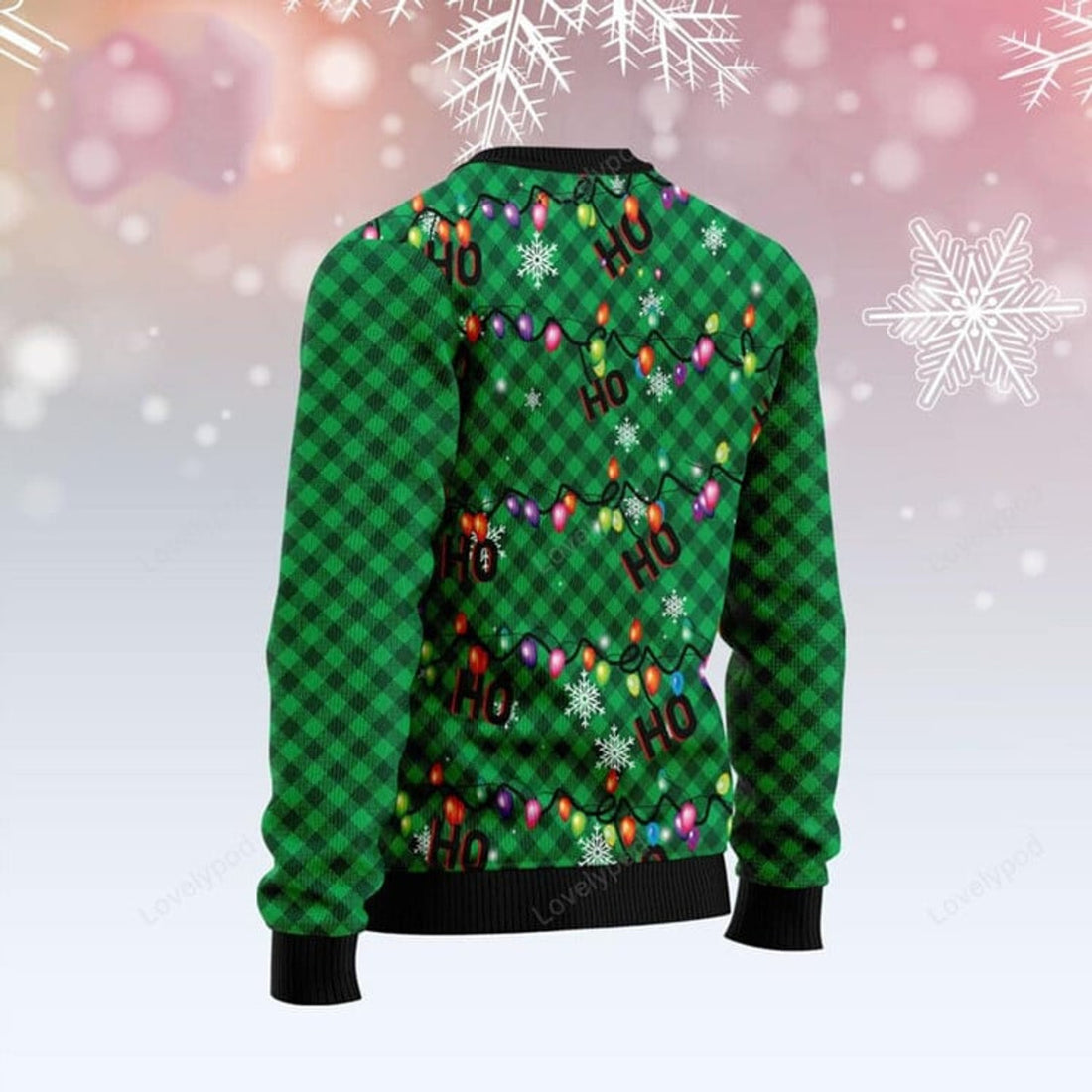 FUNSTUFFPRINT Dachshund Santa Paw Ugly Christmas Sweater , Funny Dog ugly sweater for men and women Ugly Sweater