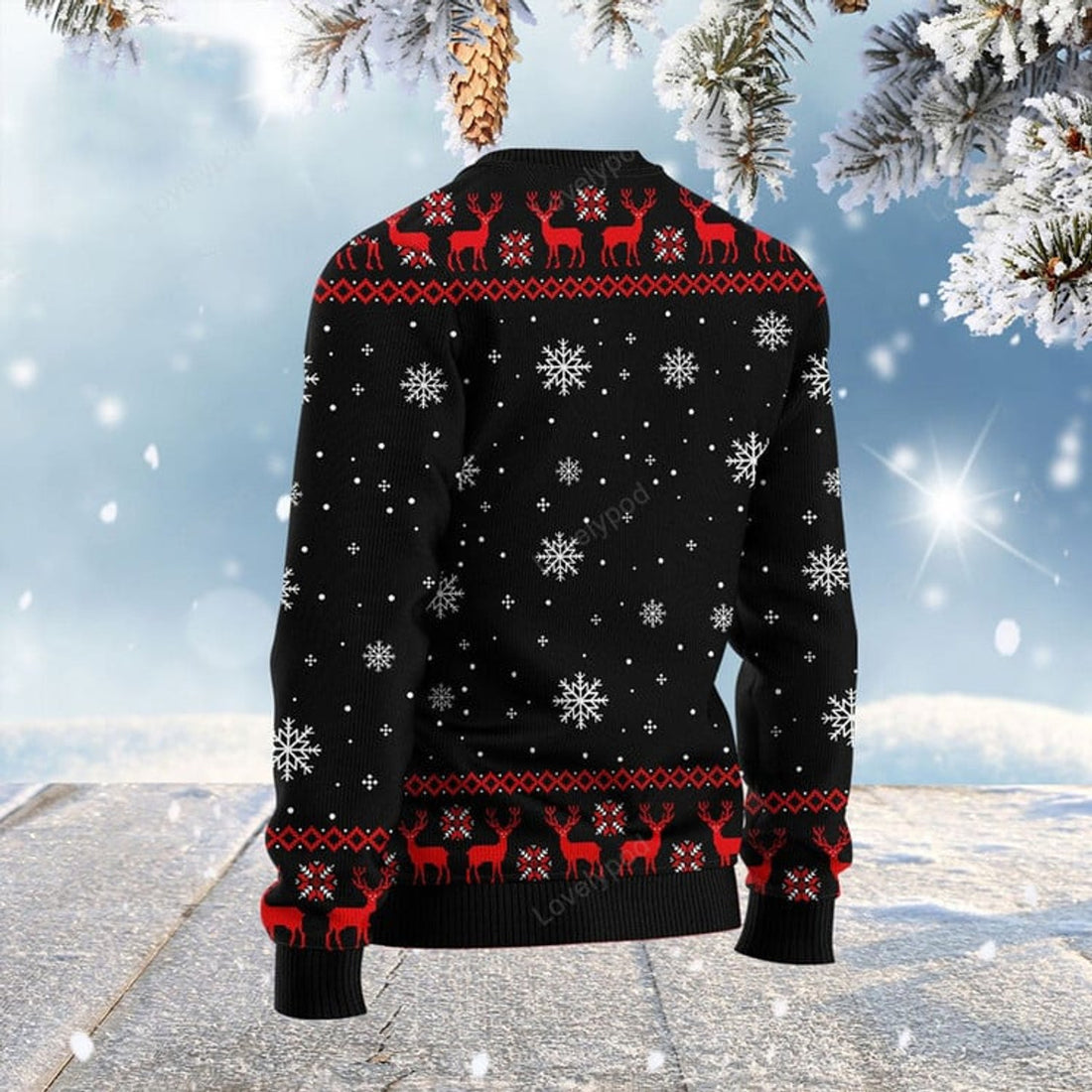 FUNSTUFFPRINT It's a Magical Christmas Owl and book Ugly Christmas Sweater Ugly Sweater