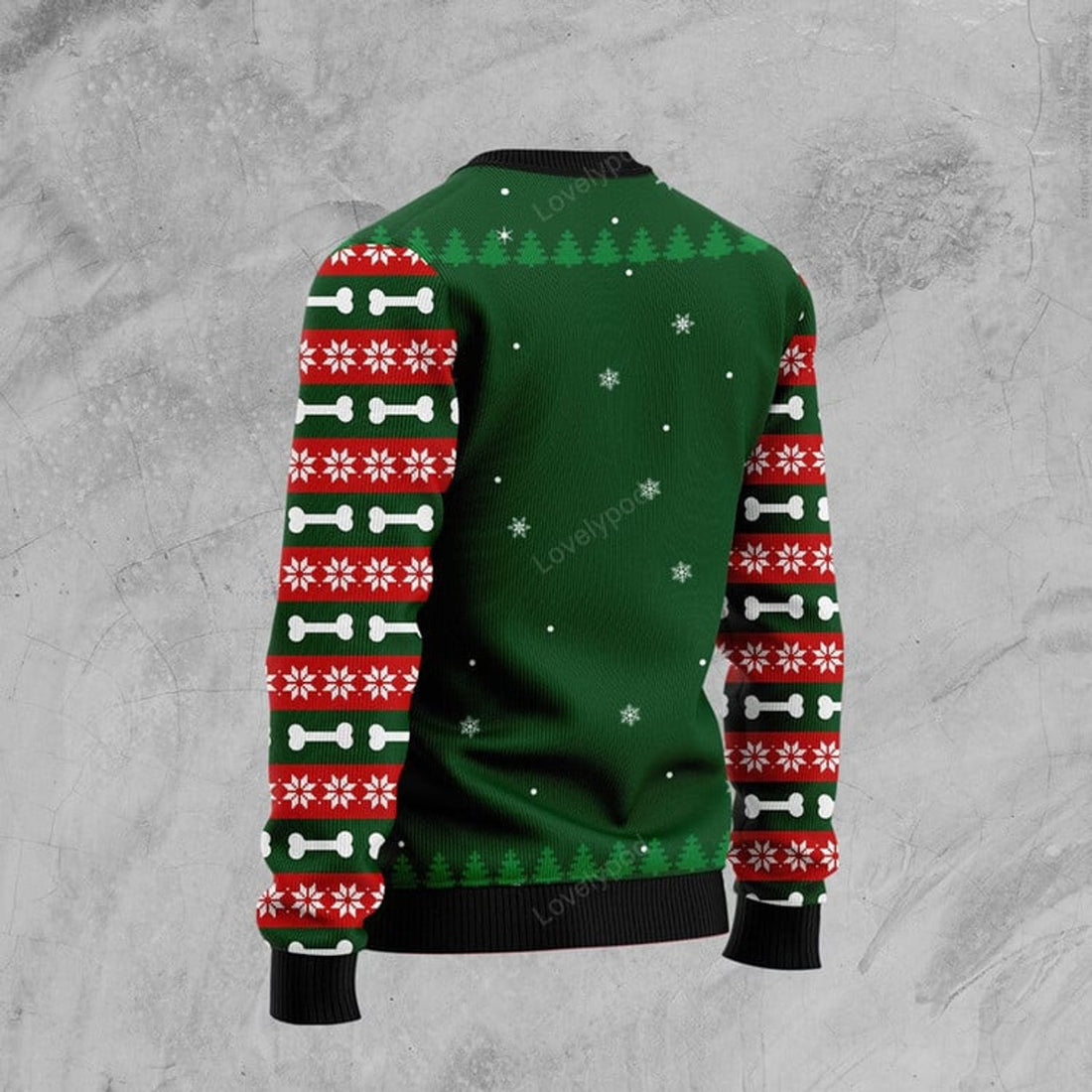 FUNSTUFFPRINT Chihuahua Santa Paws Ugly Christmas Sweater for men and women Ugly Sweater