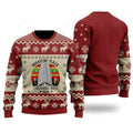 FUNSTUFFPRINT Nakatomi Plaza Ugly Christmas Sweater For Men & Women, Christmas gifts for him her Ugly Sweater