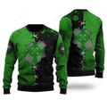 FUNSTUFFPRINT Irish St.Patrick Celtic Knot Ugly Christmas Sweater For Men & Women Ugly Sweater