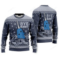 FUNSTUFFPRINT Bye Buddy Hope You Find Your Dad Ugly Christmas Sweater For Men & Women Ugly Sweater