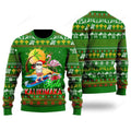 FUNSTUFFPRINT Funny Hawaii Santa Mele Kalikimaka Ugly Christmas Sweater For Men & Women Ugly Sweater