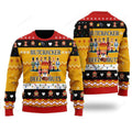 FUNSTUFFPRINT Deez Nuts Nutcracker Ugly Christmas Sweater For Men & Women Ugly Sweater