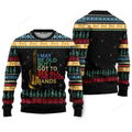 FUNSTUFFPRINT Guitar Old Vintage Christmas Sweater For Men & Women Ugly Sweater