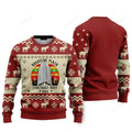 FUNSTUFFPRINT Nakatomi Plaza Red Ugly Christmas Sweater, Party 1988 Xmas Sweatshirt, Christmas Gift for Men & Women Ugly Sweater
