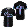 Jesus Hologram Cross - Baseball Jersey