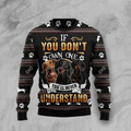 FUNSTUFFPRINT If You Don't Own One You'll Never Understand Dachshund Ugly Christmas Sweater Ugly Sweater