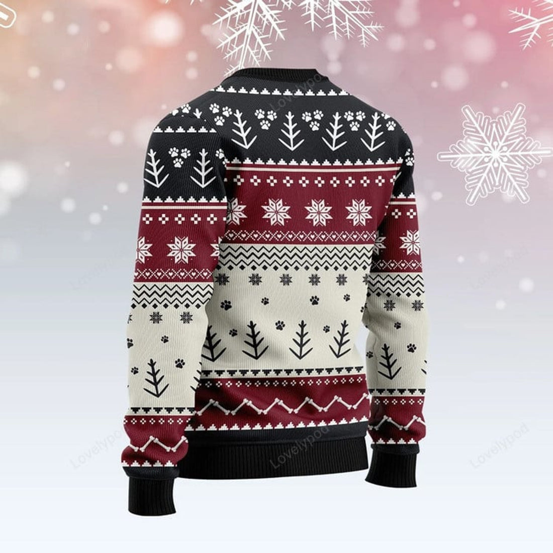 FUNSTUFFPRINT Puggin Christmas Ugly Christmas Sweater for men and women Ugly Sweater