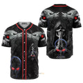 Pray Viking Wolf - Baseball Jersey