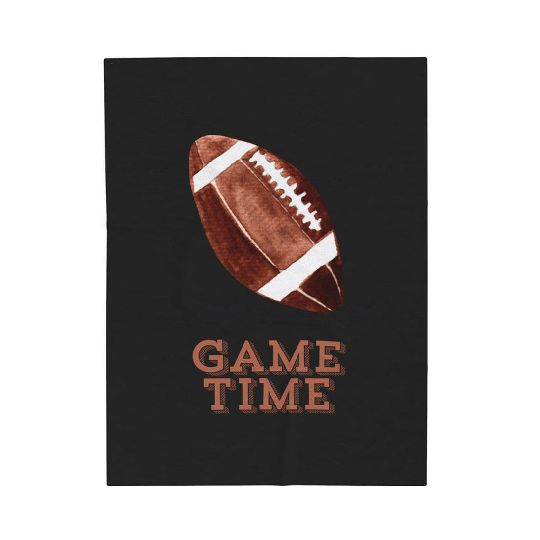 FUNSTUFFPRINT Game Time Velveteen Plush Blanket