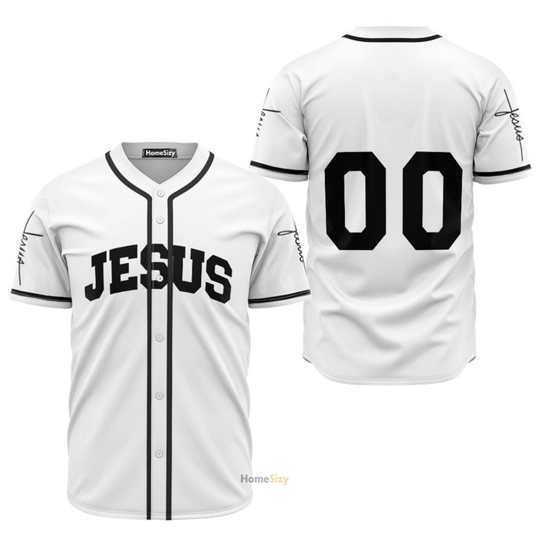 Custom Name And Number Jesus Christian Athletic Style - Personalized Baseball Jersey