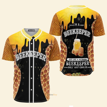 Just Like A Normal Beekeeper - Baseball Jersey