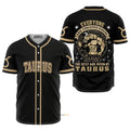 Born Taurus Everyone Are Created Equal - Baseball Tee Jersey