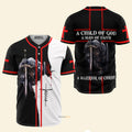 A Child Of God A Warrior Of Christ - Baseball Jersey