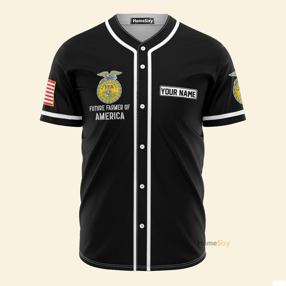 Custom Name Future Farmer of America - Personalized Baseball Jersey