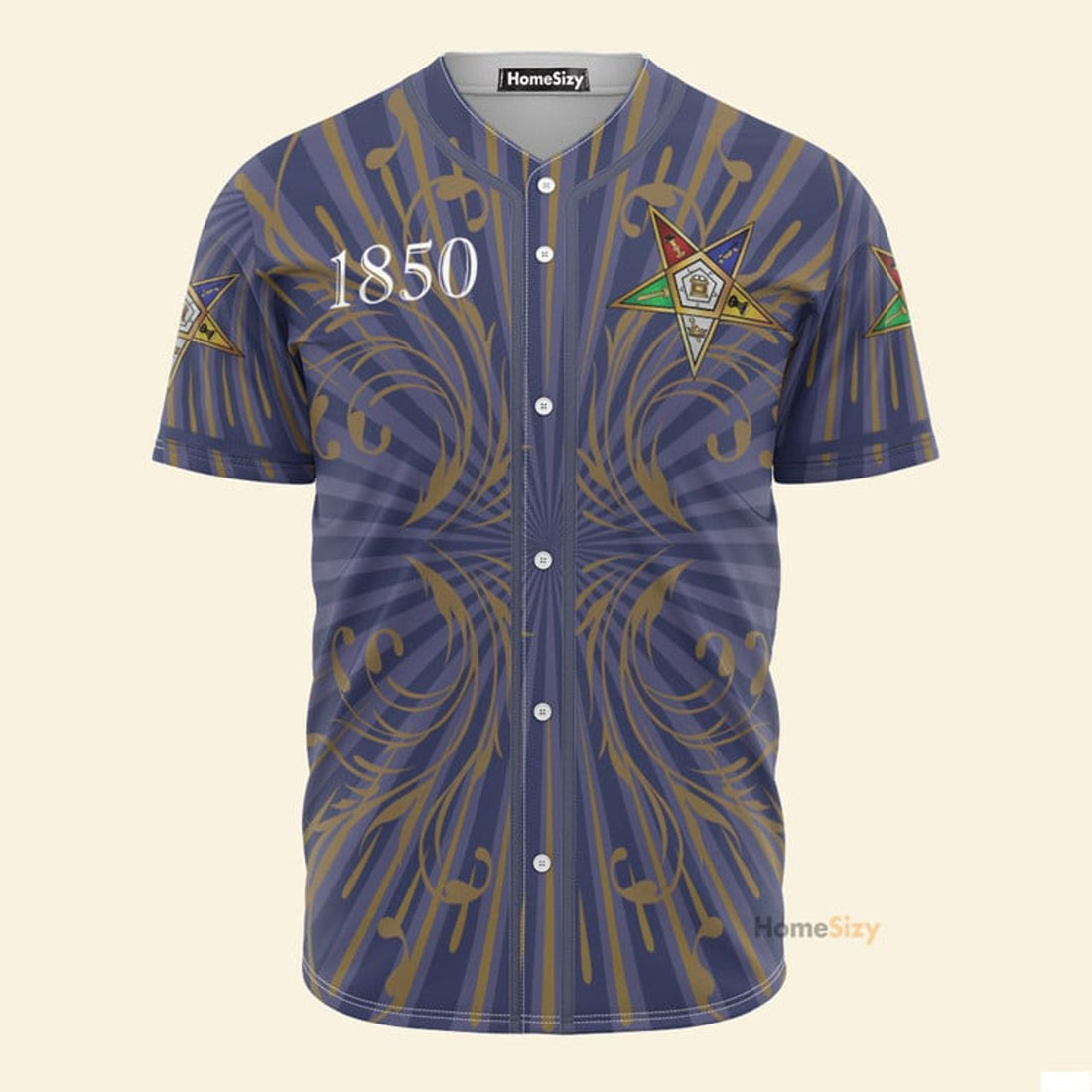 African The Order Of The Eastern Star - Baseball Jersey