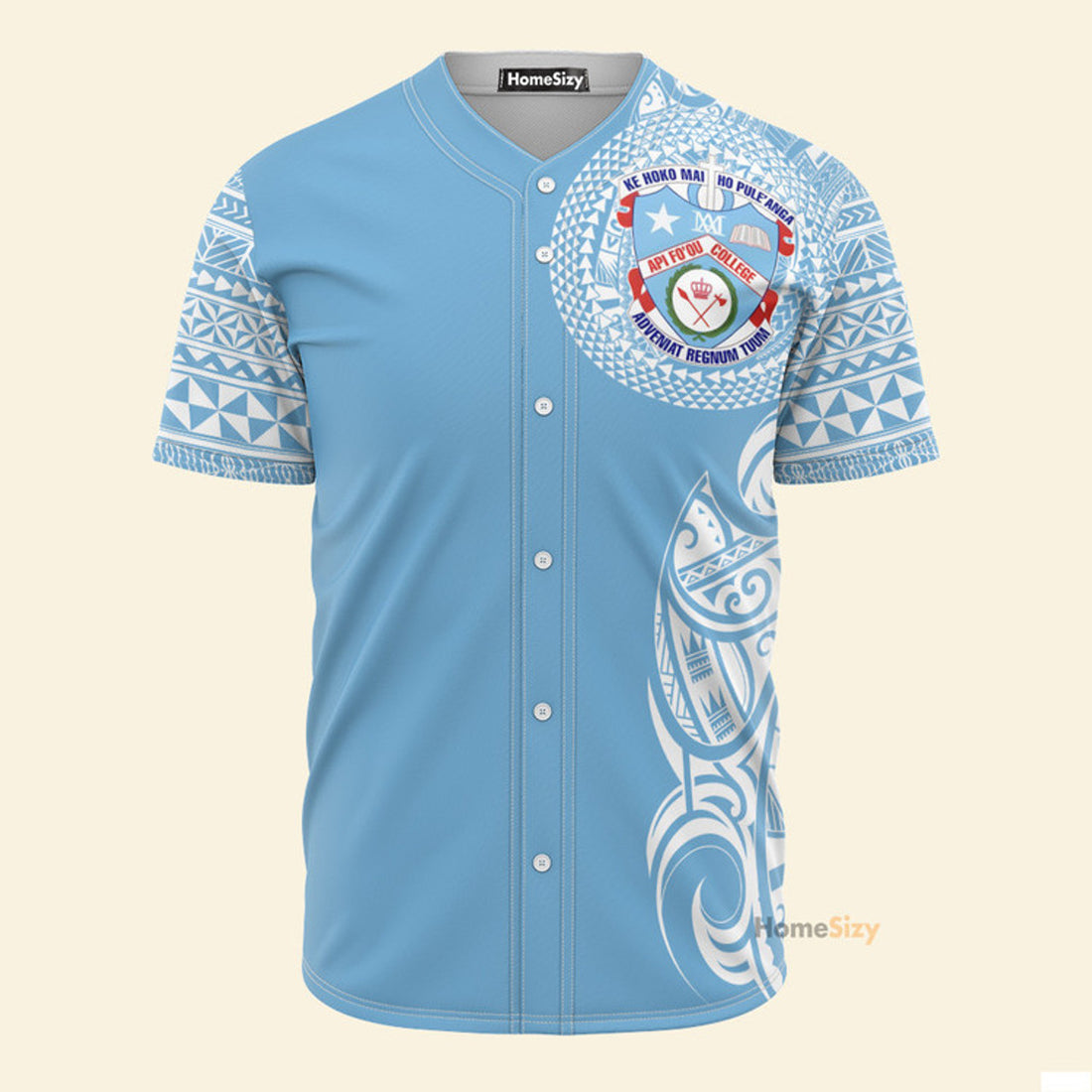 Apifo'ou College Lalo Kasia Polynesian - Baseball Jersey