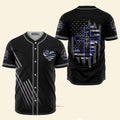 Back The Blue Police - Baseball Jersey