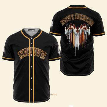 Native American Woman - Personalized Baseball Jersey