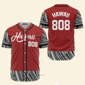 Hawaiian 808 Polynesian - Baseball Jersey