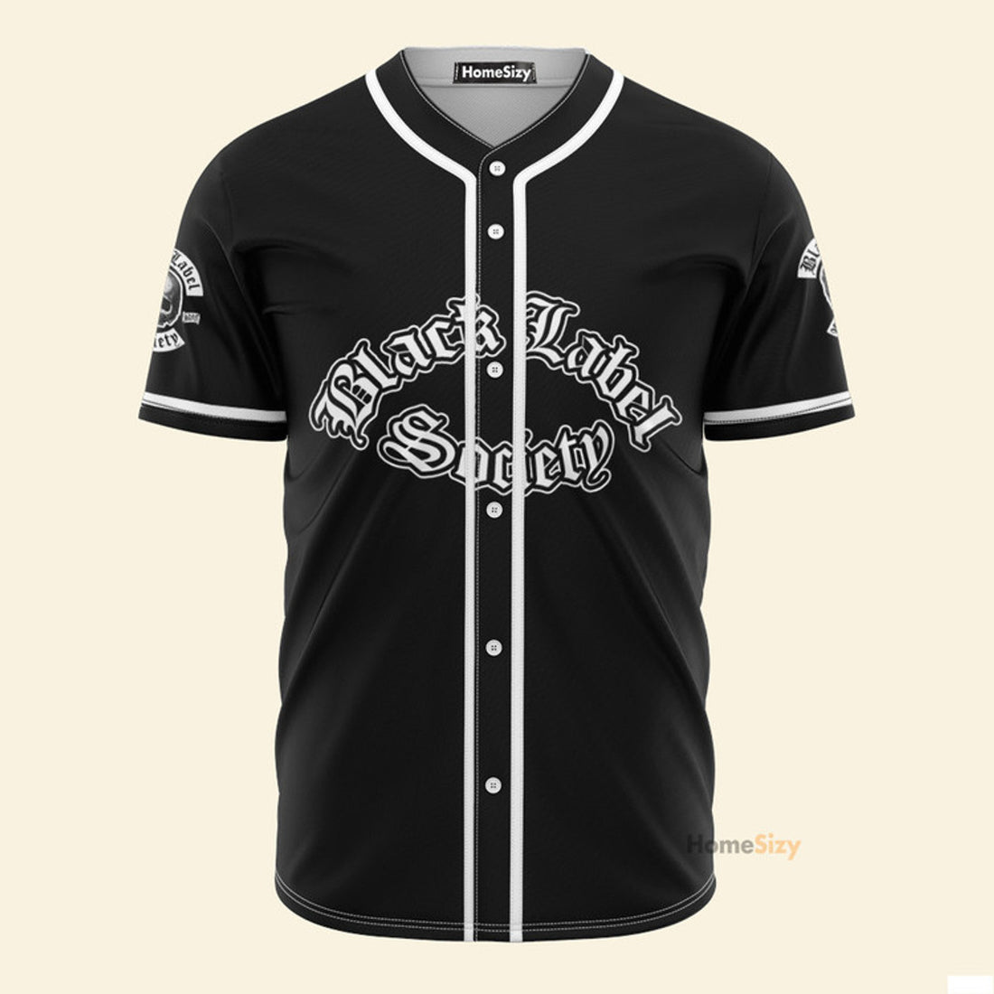 B&W Black Label Society - Baseball Jersey