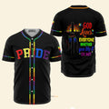 Lgbt Pride God Jesus Loves Everyone Whether You Like It Or Not - Baseball Jersey