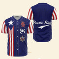 Boriken Puerto Rico Sol Taino Coqui - Baseball Jersey