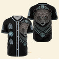 Nordic Bear Viking - Baseball Jersey