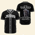 I'm On Team Jesus - Baseball Jersey