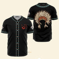 Native American Hand Headdress - Baseball Jersey