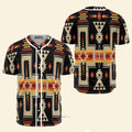 Black Tribe Design Native American - Baseball Jersey