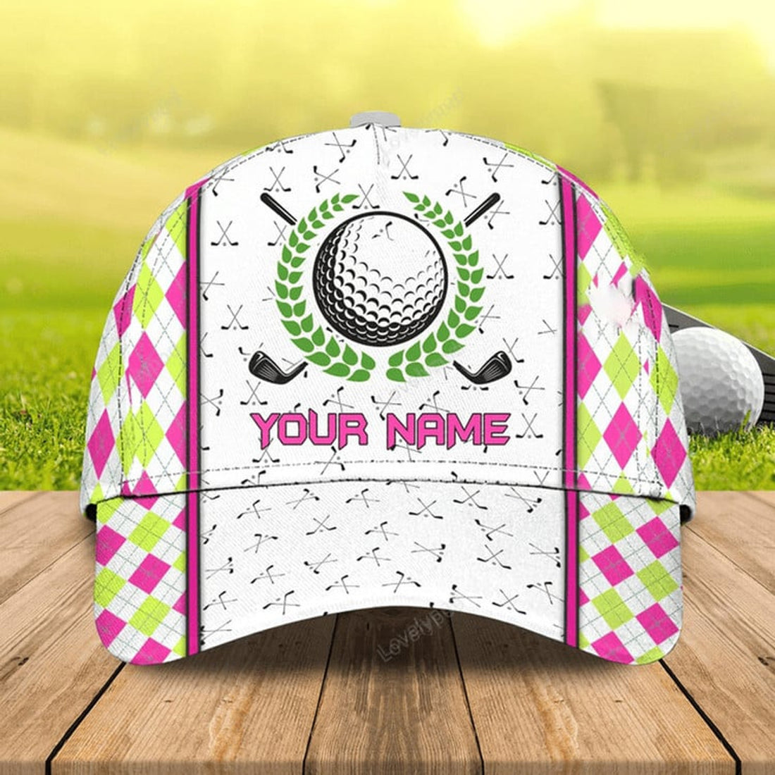 FUNSTUFFPRIT Customized Womens Golf Cap, Baseball Golf Cap, Classic Golf Cap For Girl, Best Gift To Golf Lover