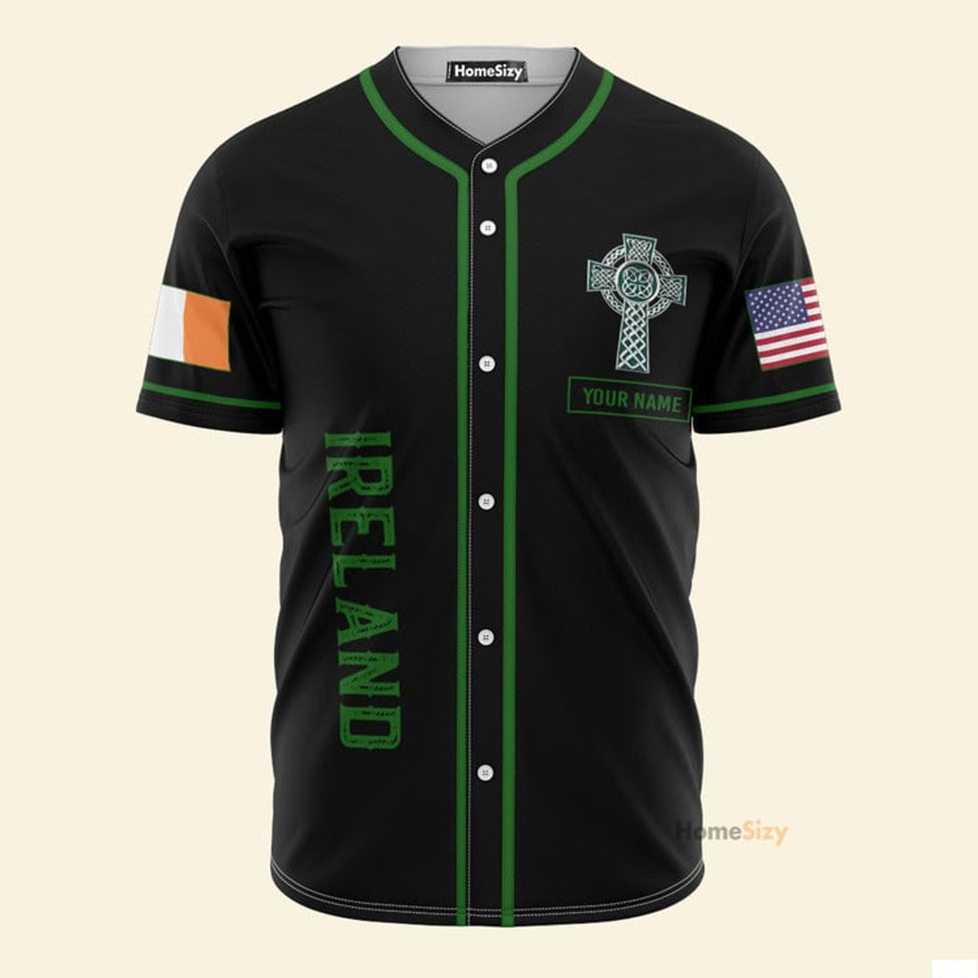 Personalized Custom Name Irish Celtic Celtic Pride Baseball Tee Jersey Shirts 3D