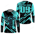 FUNSTUFFPRINT Custom Motocross Jersey, Adult Off-road Dirt Bike MX Racing 3D Long Sleeve T-Shirt
