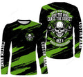 FUNSTUFFPRINT Custom Riding Jersey, Motocross Racing Shirt, Dirt Bike Motorcycle Off-Road Skull Biker Rider 3D Long Sleeve T-Shirt