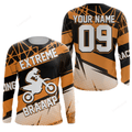 FUNSTUFFPRINT Custom Dirt Bike Long Sleeves Extreme Racing Motorcycle Personalized Motocross Jersey 3D Long Sleeve T-Shirt