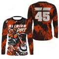FUNSTUFFPRINT Custom men women MX jersey, dirt bike Motocross UV racing biker off-road 3D Long Sleeve T-Shirt