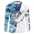 FUNSTUFFPRINT Custom Largemouth Bass Fishing Custom Long Sleeve performance Fishing Shirts, personalized tournament fishing shirts 3D Long Sleeve T-Shirt