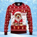 FUNSTUFFPRINT Corgi Noel Cute Christmas Ugly Sweater for men and women, Dog Christmas shirt, Ugly Sweater Christmas Gift Ugly Sweater