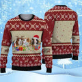 FUNSTUFFPRINT Guinea Pig Gift Box Ugly Christmas Sweater for men and women, Custom Christmas shirts Ugly Sweater
