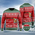 FUNSTUFFPRINT Bourbon Ugly Sweater, Christmas Pattern Ugly Sweater, Magic Water Ugly Sweater For Men & Women Ugly Sweater