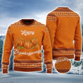 FUNSTUFFPRINT Happy Thanksgiving Pumpkin Urly Sweater, Thanksgiving Sweater For Men & Women Ugly Sweater
