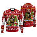 FUNSTUFFPRINT German Shorthaired Dog Sweater, Ugly Sweater For Men & Women, Perfect Outfit For Christmas New Year Autumn Winter Ugly Sweater