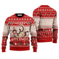 FUNSTUFFPRINT Merry Ottermas Sweater Christmas, Ugly Sweater For Men & Women, Perfect Outfit For Christmas Ugly Sweater