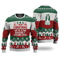 FUNSTUFFPRINT Basset Hound Dog All I Want For Christmas Ugly Christmas Sweater, Custom Dog Christmas sweatshirt, Xmas gifts Ugly Sweater